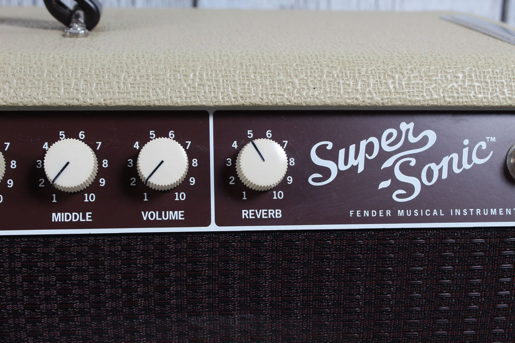 Fender 2016 Super-Sonic 22 Electric Guitar Amplifier Head w Cover & Footswitch