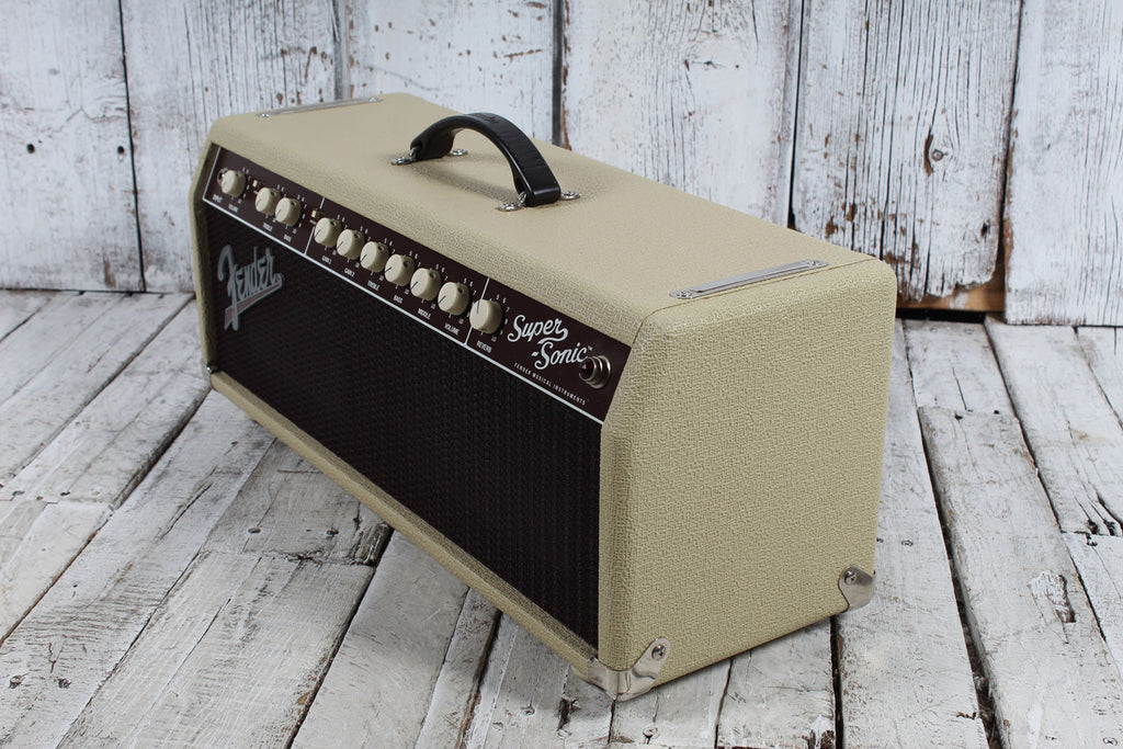 Fender 2016 Super-Sonic 22 Electric Guitar Amplifier Head w Cover & Footswitch