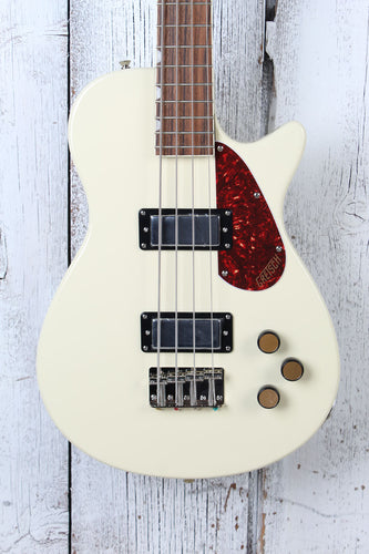 Gretsch Streamliner Jet Club Bass 4 String Electric Bass Guitar Vintage White