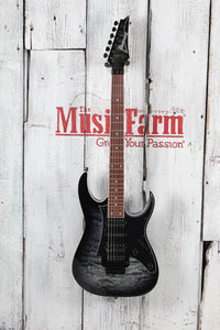 Ibanez RG450QMB Electric Guitar Quilt Maple Top Transparent Gray Burst