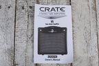 Crate V5 Electric Guitar Combo Amplifier with Manual and Amp Cover