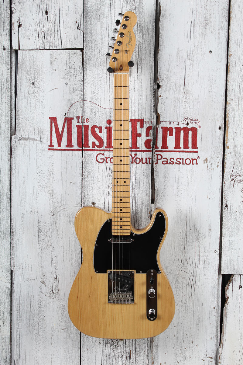Fender 2016 American Standard Telecaster Natural Ash Electric Guitar with Case