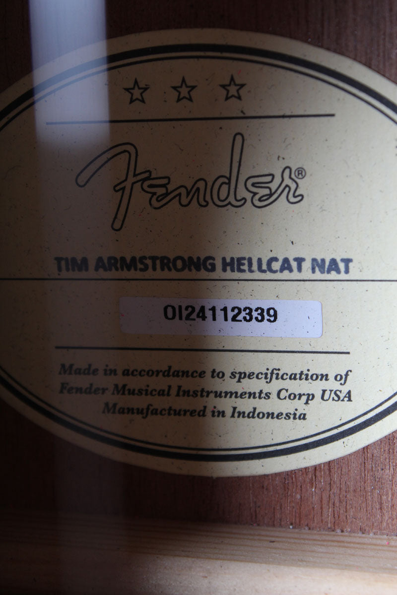 Fender Tim Armstrong Hellcat Concert Acoustic Electric Guitar with Gig Bag