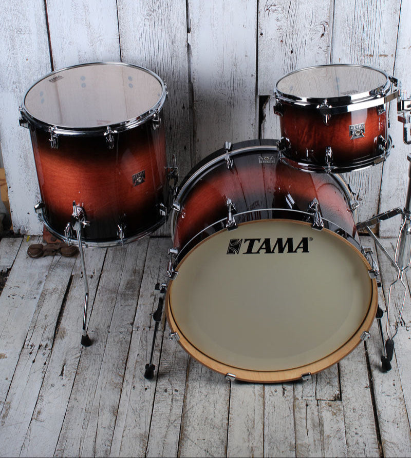 Tama Superstar Classic CL32RZS 3 Piece Drum Shell Pack Mahogany Burst Main image