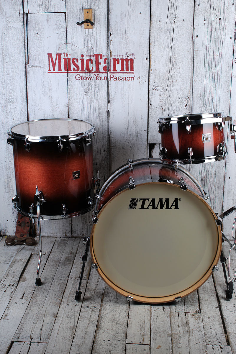 Tama Superstar Classic CL32RZS 3 Piece Drum Shell Pack Mahogany Burst