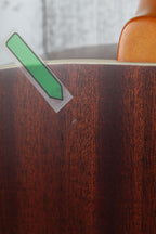 Fender Tim Armstrong Hellcat Concert Acoustic Electric Guitar with Gig Bag