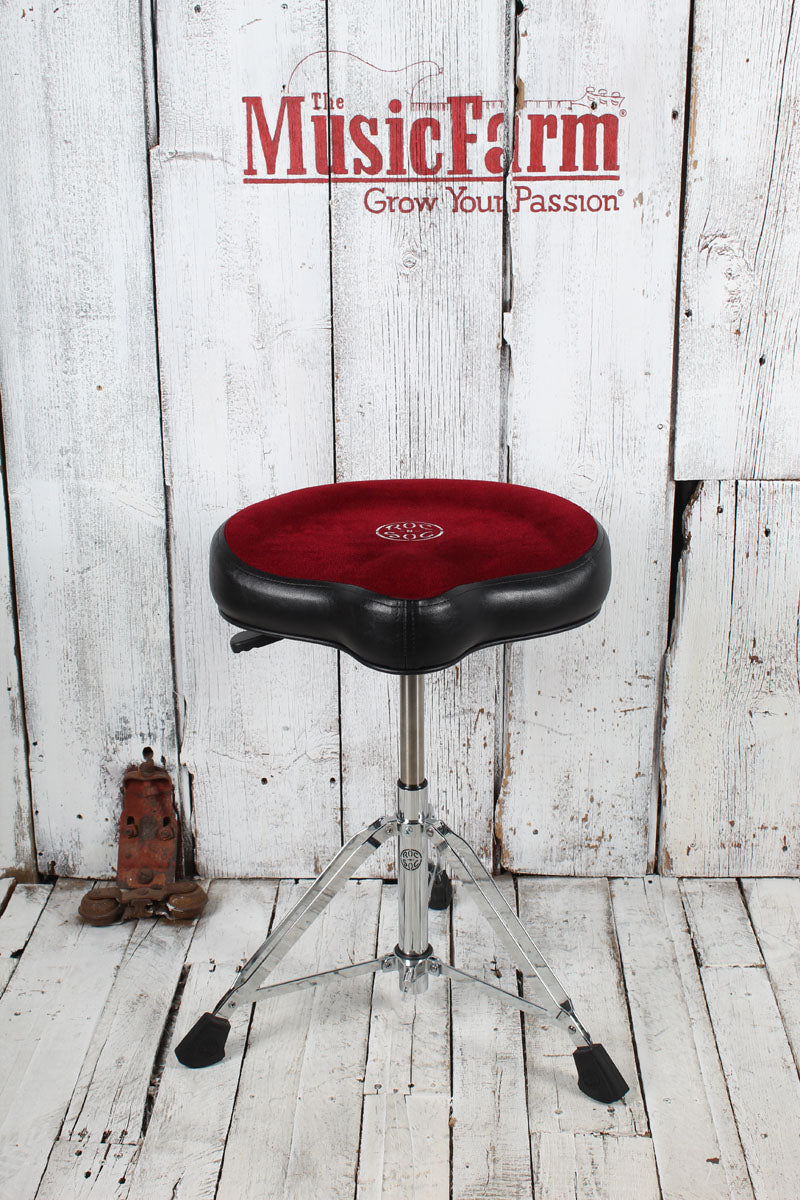 Roc N Soc Nitro Drum Throne with Hugger Seat Drum Throne Red
