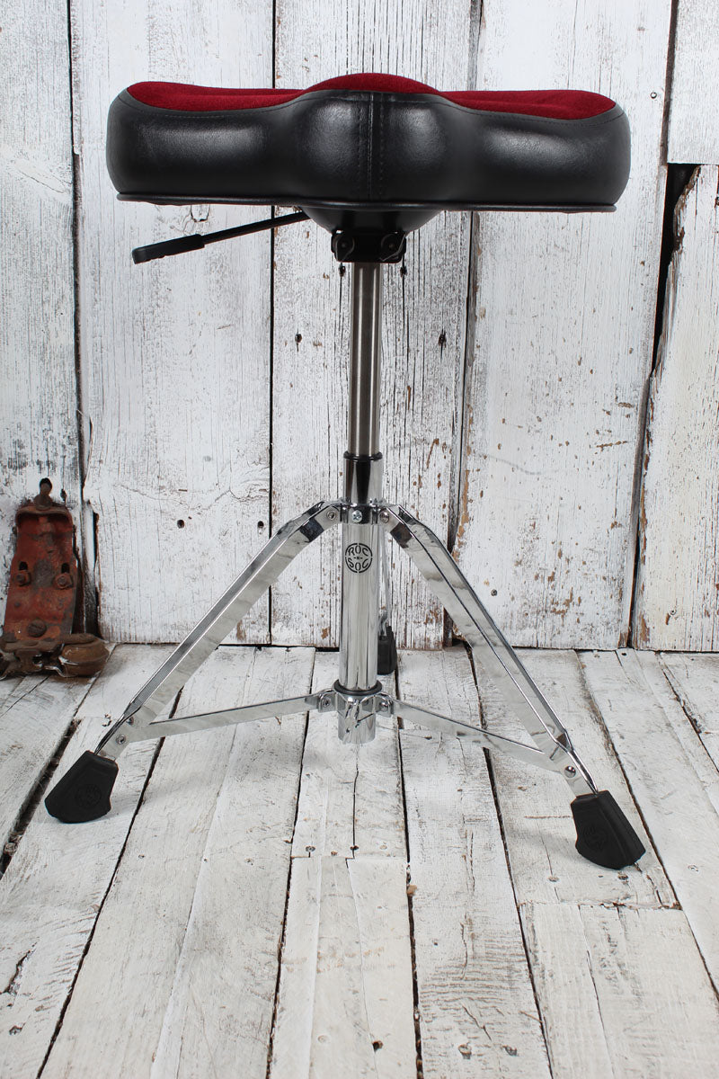 Roc N Soc Nitro Drum Throne with Hugger Seat Drum Throne Red