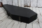 Coffin Original Coffin Shaped Electric Bass Guitar Case Red Velvet Interior