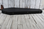Coffin Original Coffin Shaped Electric Bass Guitar Case Red Velvet Interior
