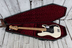 Coffin Original Coffin Shaped Electric Bass Guitar Case Red Velvet Interior