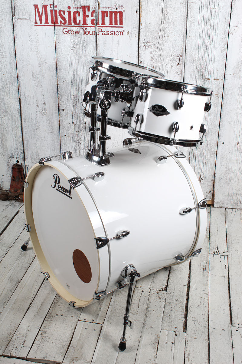 Pearl Export Series Drum Kit 5 Piece Drum Kit with Hardware Pure White