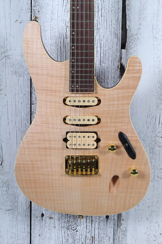 Ibanez Standard SEW761FM Electric Guitar Flame Maple Top Natural Flat Finish