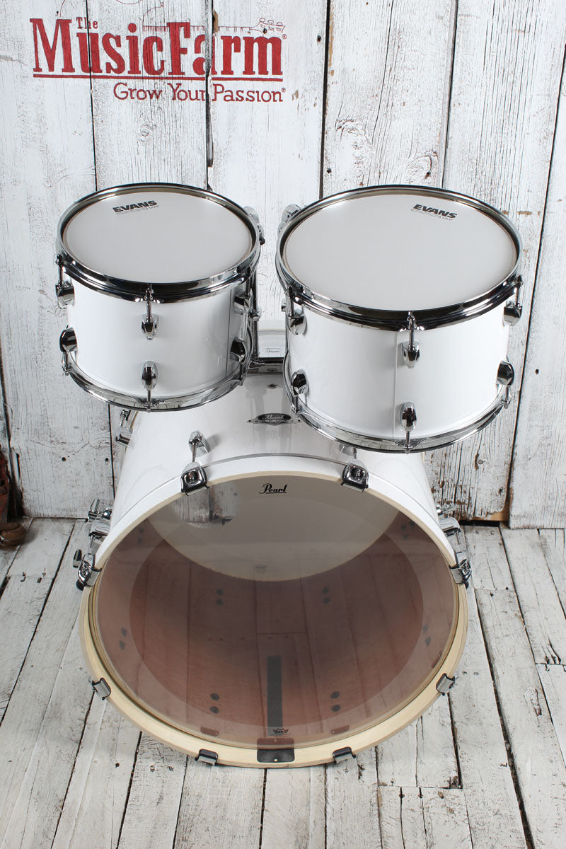 Pearl Export Series Drum Kit 5 Piece Drum Kit with Hardware Pure White