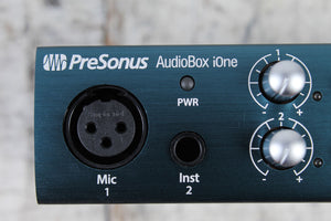 PreSonus AudioBox iOne Bus Powered USB 2.0 / iPad Audio Interface