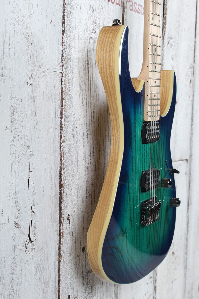 Ibanez RG421AHM Solid Body Electric Guitar Blue Moon Burst Finish