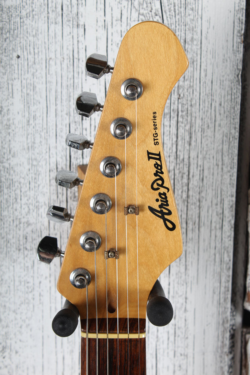 Aria STG Series Pro II STG-003 Electric Guitar Black Finish
