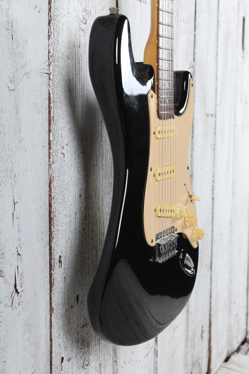 Aria STG Series Pro II STG-003 Electric Guitar Black Finish