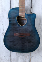 Load image into Gallery viewer, Ibanez Altstar ALT30FM Acoustic Electric Guitar Flame Maple Blue Doom Burst