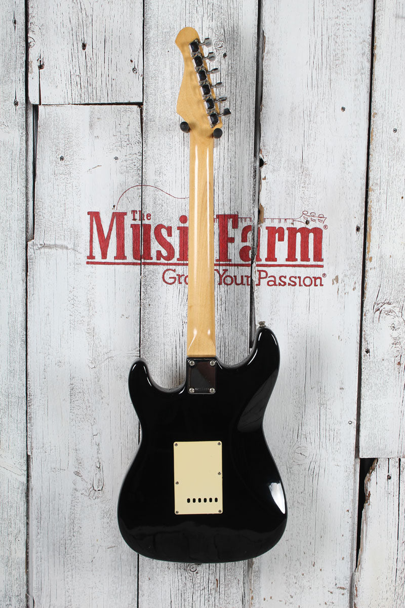 Aria STG Series Pro II STG-003 Electric Guitar Black Finish