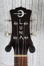 Luna Tattoo Concert Ukulele Laser Hawaiian Tattoo Design UKE TC MAH with Gig Bag