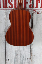 Luna Tattoo Concert Ukulele Laser Hawaiian Tattoo Design UKE TC MAH with Gig Bag
