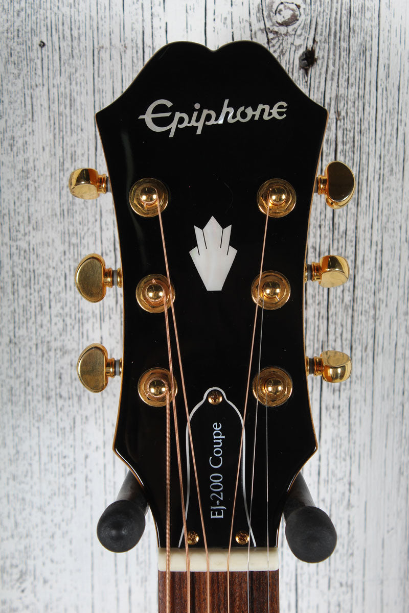 Epiphone 2018 EJ-200 Coupe Acoustic Electric Guitar Vintage Sunburst with Case