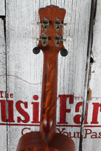 Luna Tattoo Concert Ukulele Laser Hawaiian Tattoo Design UKE TC MAH with Gig Bag