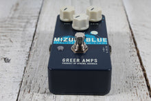 Load image into Gallery viewer, Greer Amplification Mizuki Blue Dual JFET Overdrive Electric Guitar Effect Pedal