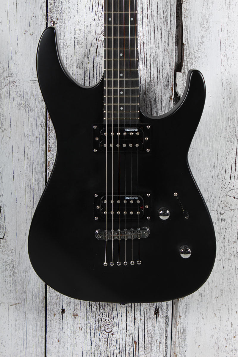 ESP LTD M-10 Solid Body Electric Guitar Satin Black Finish