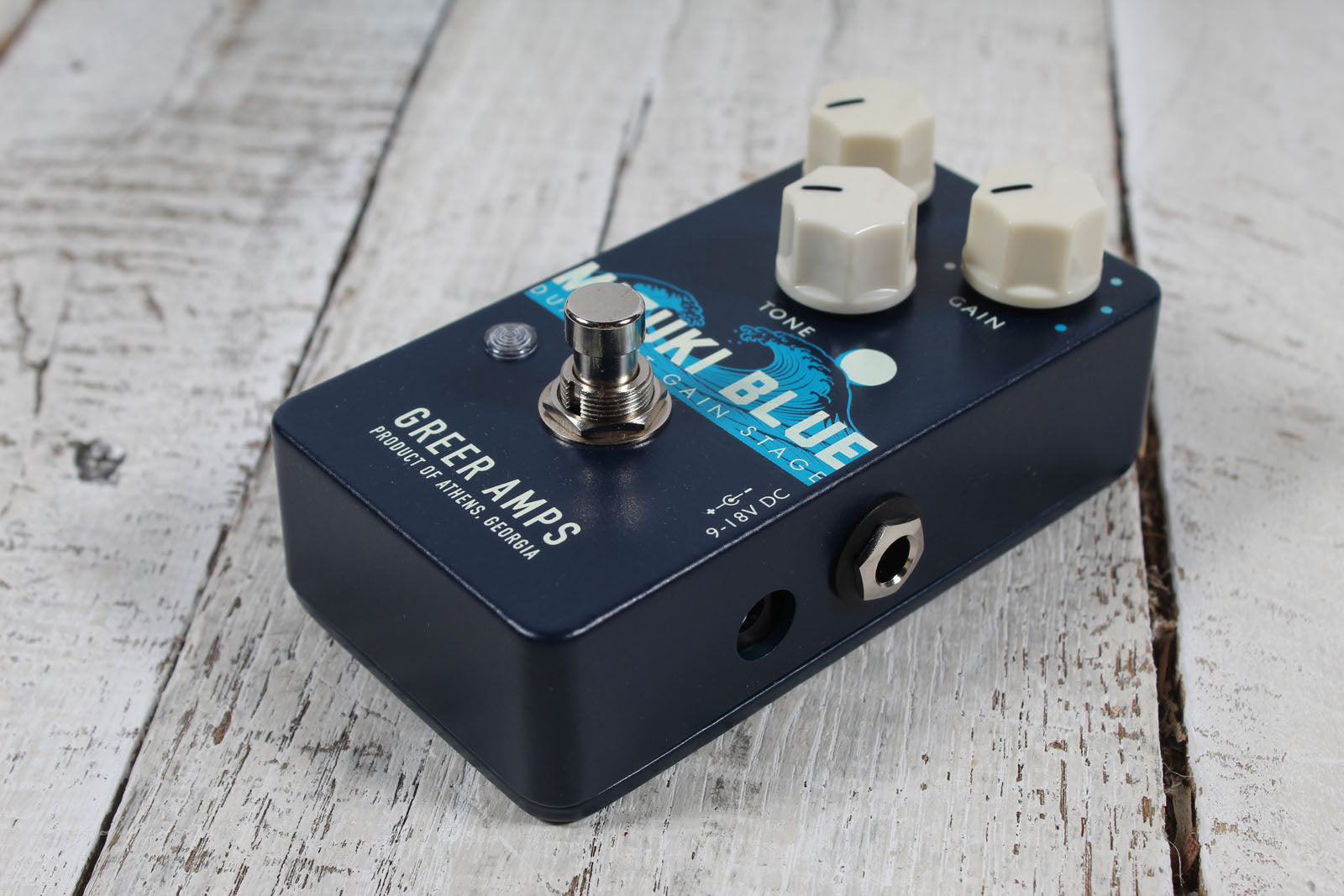 Greer Amplification Mizuki Blue Dual JFET Overdrive Electric Guitar Effect Pedal