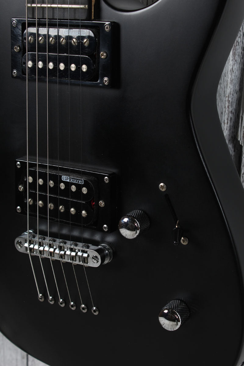 ESP LTD M-10 Solid Body Electric Guitar Satin Black Finish