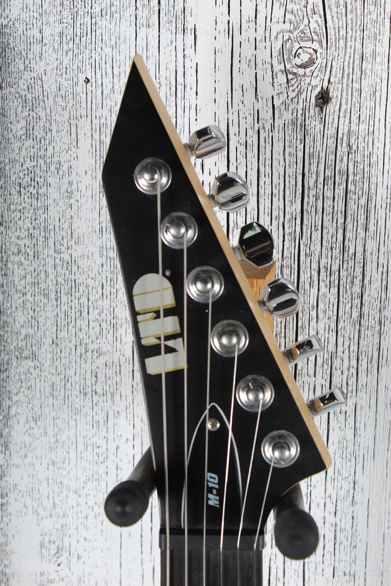 ESP LTD M-10 Solid Body Electric Guitar Satin Black Finish