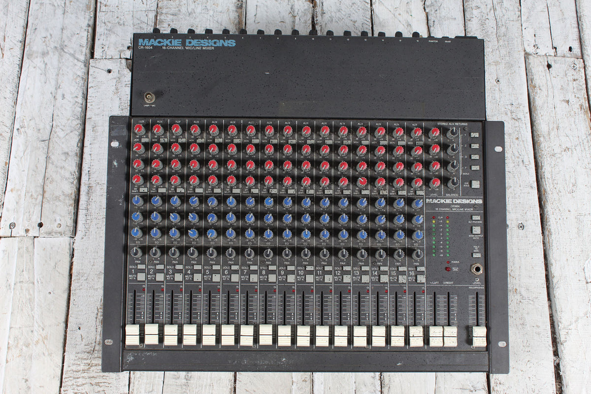Mackie CR 1604 16 Channel Mixer Compact Mixing Console
