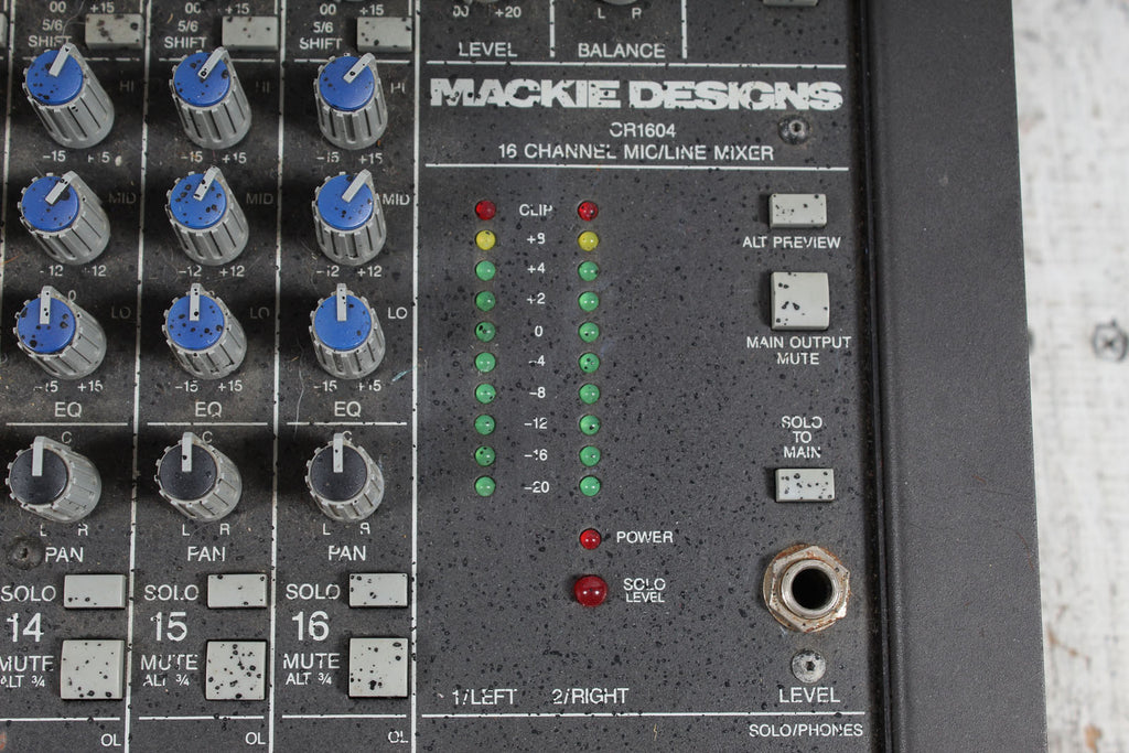 Mackie CR 1604 16 Channel Mixer Compact Mixing Console
