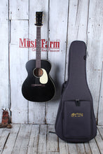 Load image into Gallery viewer, Martin 00017E Black Smoke Acoustic Electric Guitar with Soft Shell Case