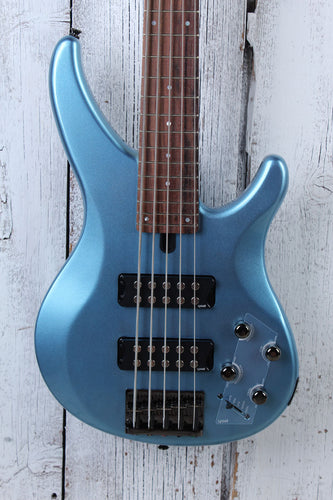Yamaha TRBX305 5 String Electric Bass Guitar w EQ Active Circuitry Factory Blue