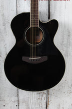Yamaha  CPX600 Medium Jumbo Cutaway Acoustic Electric Guitar Black Finish