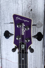 Load image into Gallery viewer, Orange Glenn Hughes Signature O Bass Electric Bass Guitar Purple with Gig Bag