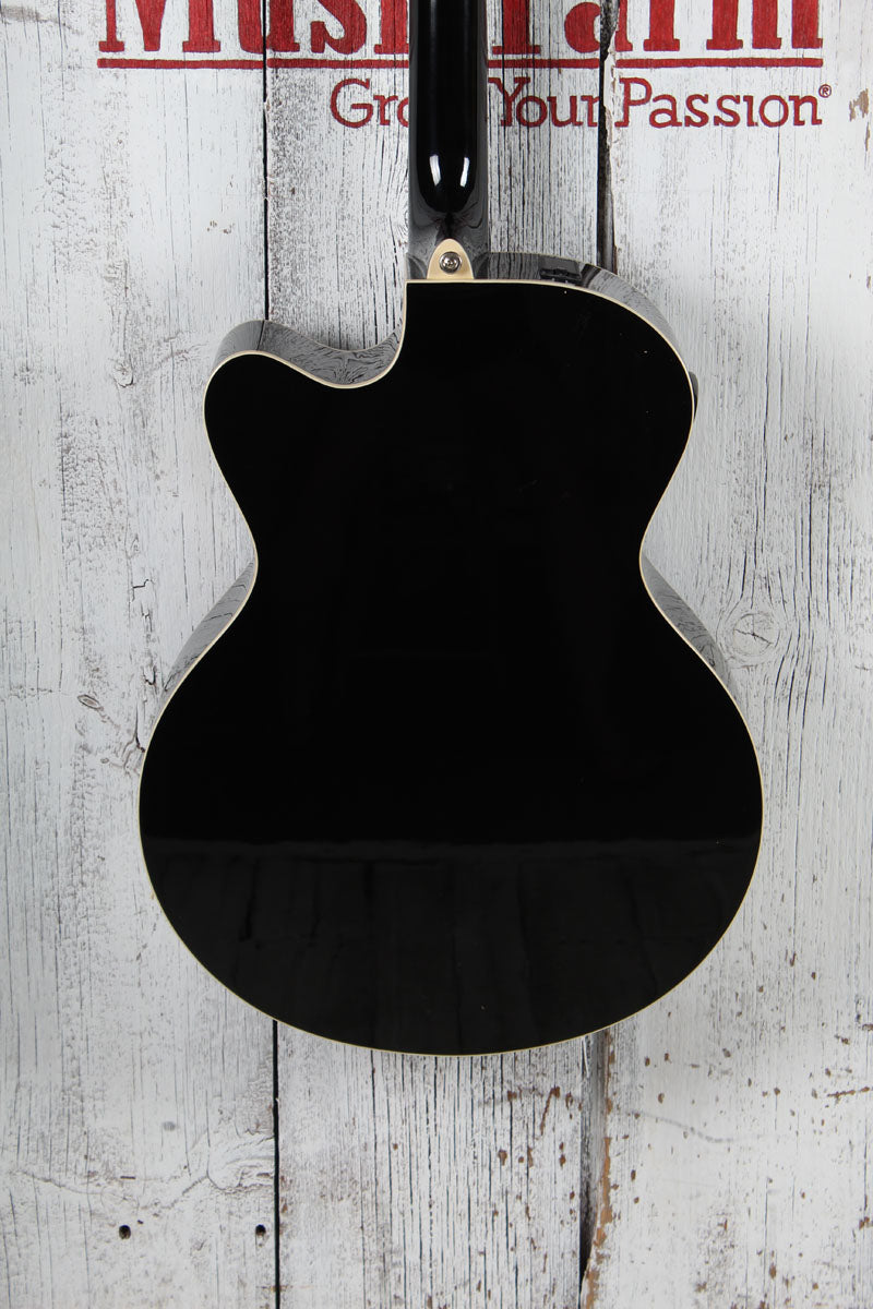 Yamaha  CPX600 Medium Jumbo Cutaway Acoustic Electric Guitar Black Finish