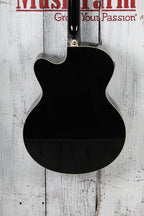 Yamaha  CPX600 Medium Jumbo Cutaway Acoustic Electric Guitar Black Finish