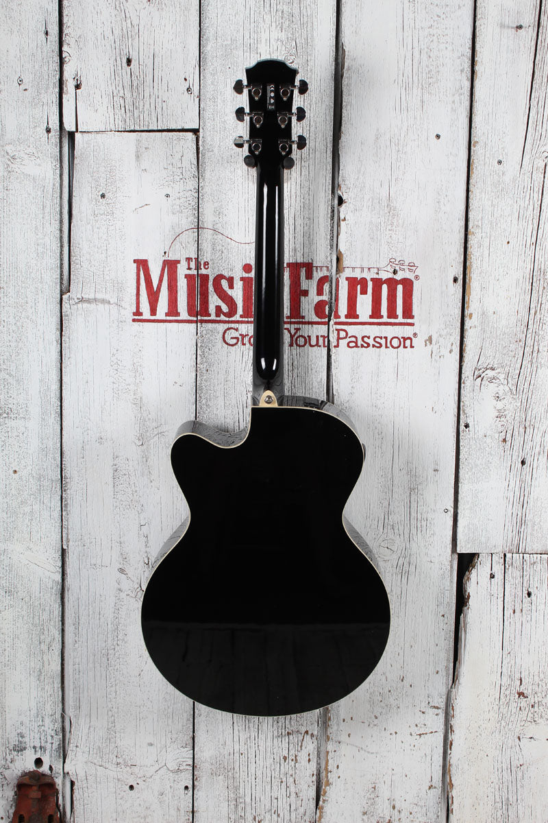 Yamaha  CPX600 Medium Jumbo Cutaway Acoustic Electric Guitar Black Finish