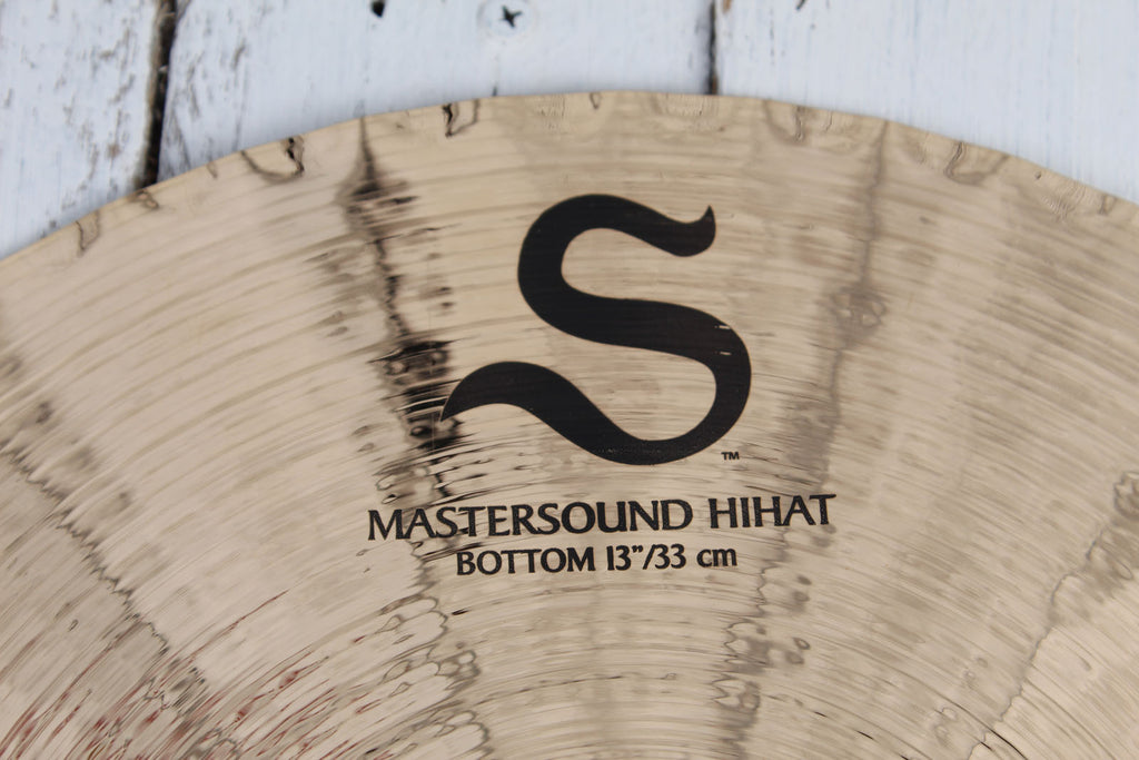 Zildjian S13MPR 13 Inch S Zildjian Mastersound Hi Hats 13" HiHat Drum Cymbals