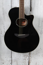 Yamaha APX Series APX600 Thinline Cutaway Acoustic Electric Guitar Black Finish
