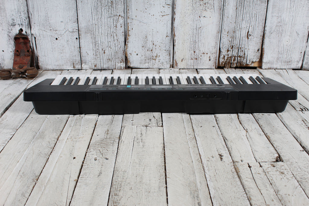 Casio CTK-2550 Keyboard 61 Key Portable Keyboard Black with Sustain Pedal and Power Supply