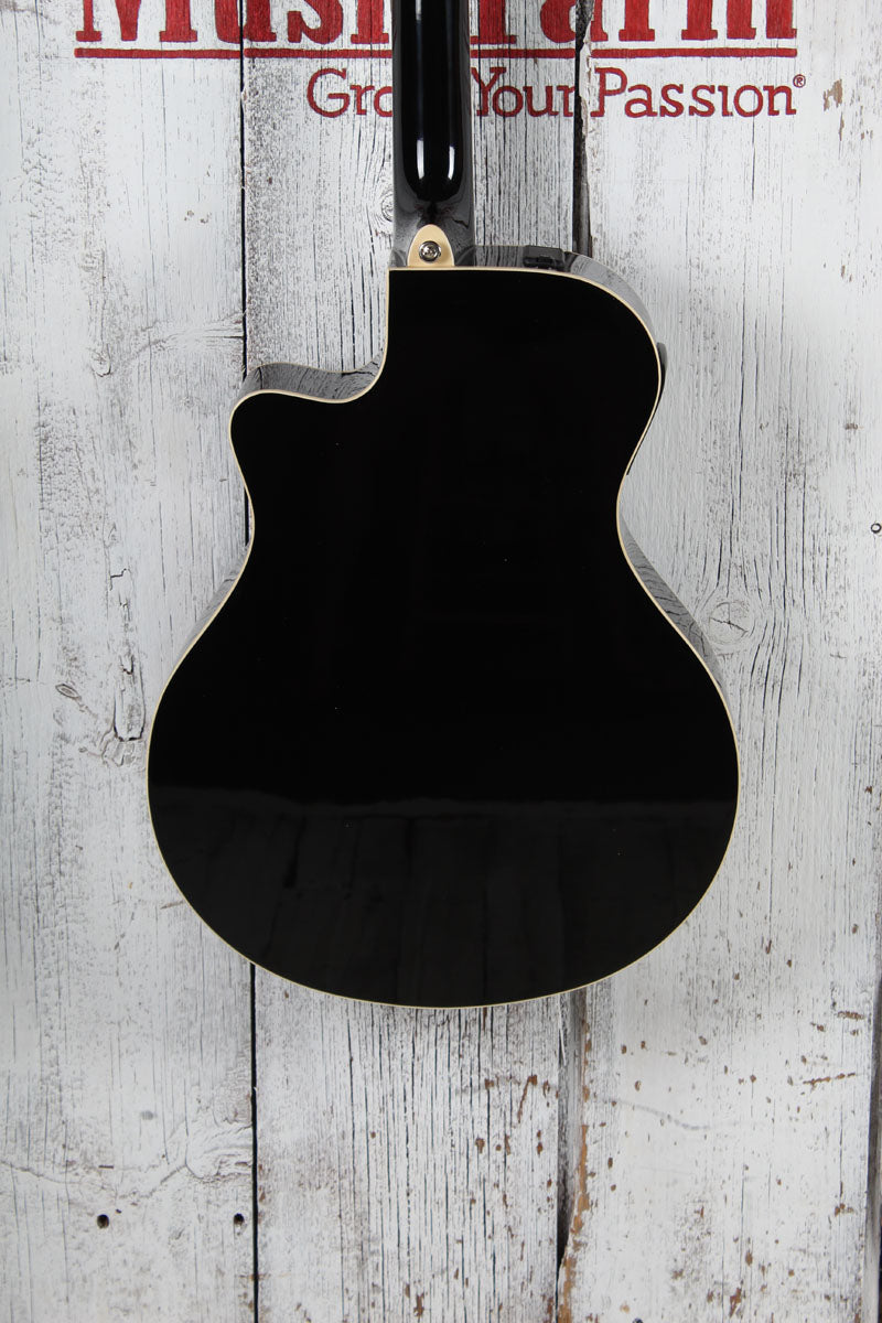 Yamaha APX Series APX600 Thinline Cutaway Acoustic Electric Guitar Black Finish