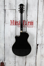 Yamaha APX Series APX600 Thinline Cutaway Acoustic Electric Guitar Black Finish