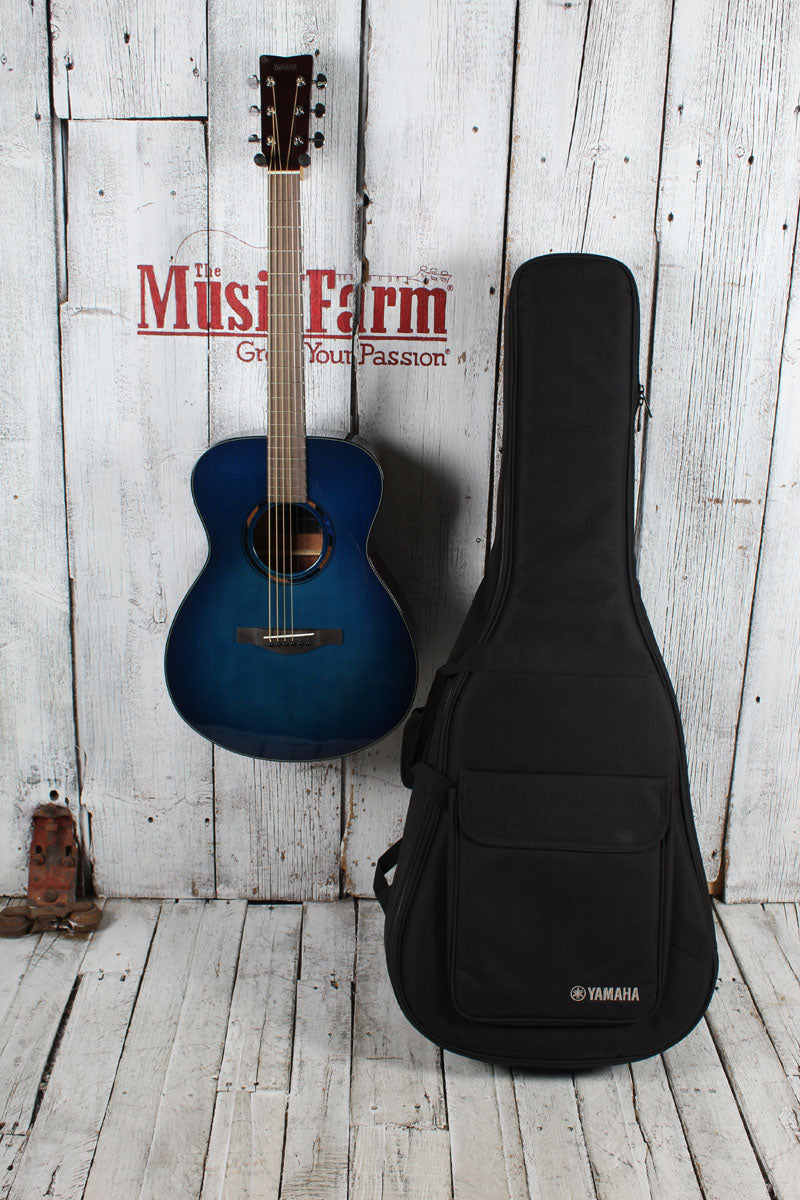 Yamaha TransAcoustic Concert Acoustic Electric Guitar Ultra Marine with Gig Bag