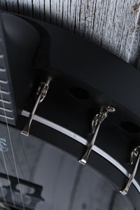 Deering Goodtime Blackgrass Banjo 5 String Resonator Banjo Black Satin Finish