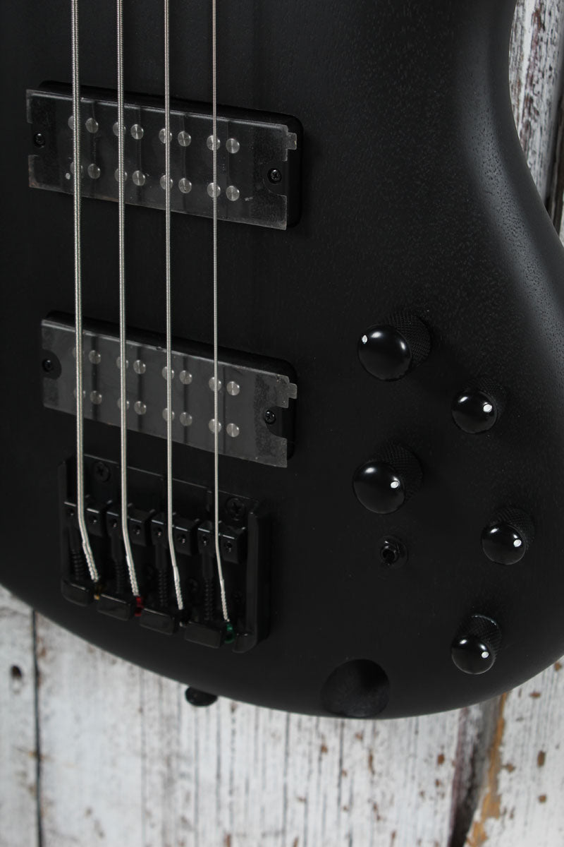 Ibanez SR300EB 4 String Electric Bass Guitar w Power Tap Switch Weathered Black